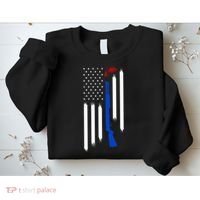 Patriotic Skeet Trap Clay Pigeon Shotgun Shooting Sweatshirt thumb 2