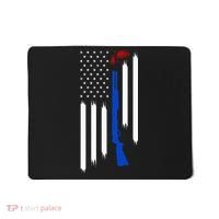 Patriotic Skeet Trap Clay Pigeon Shotgun Shooting Mousepad thumb 0