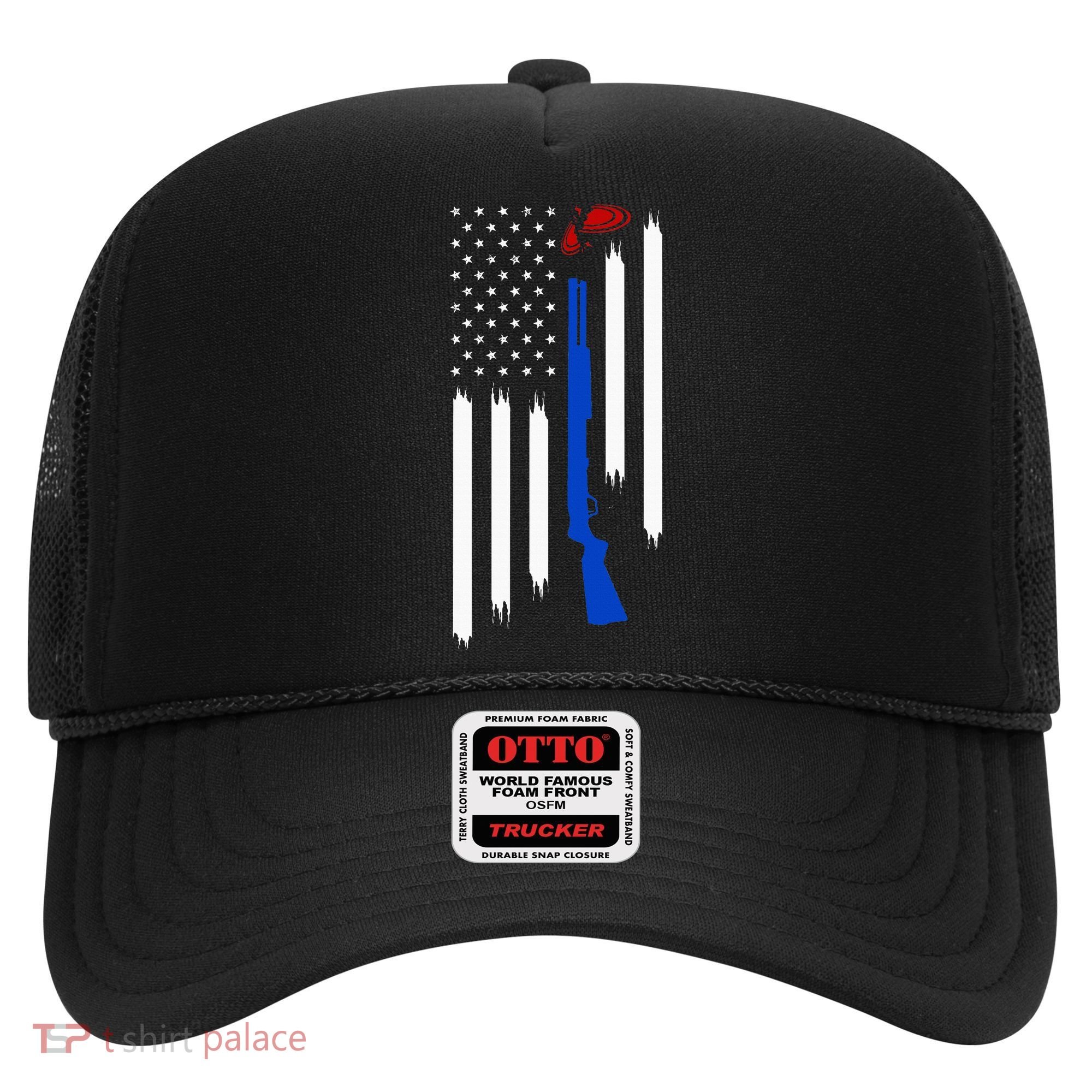 Patriotic Skeet Trap Clay Pigeon Shotgun Shooting Hat