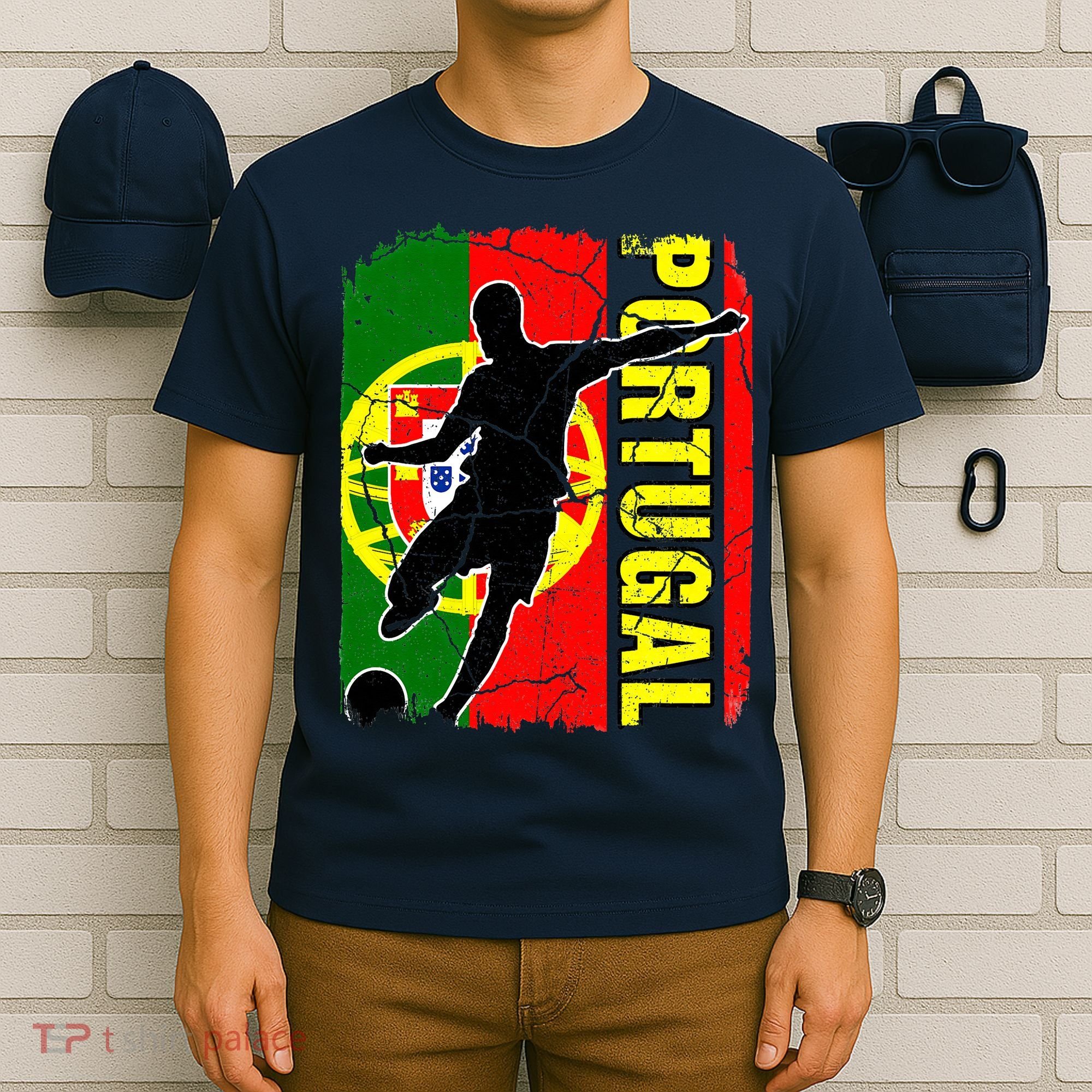 Portugal Soccer Team Portuguese Flag Jersey T-Shirt