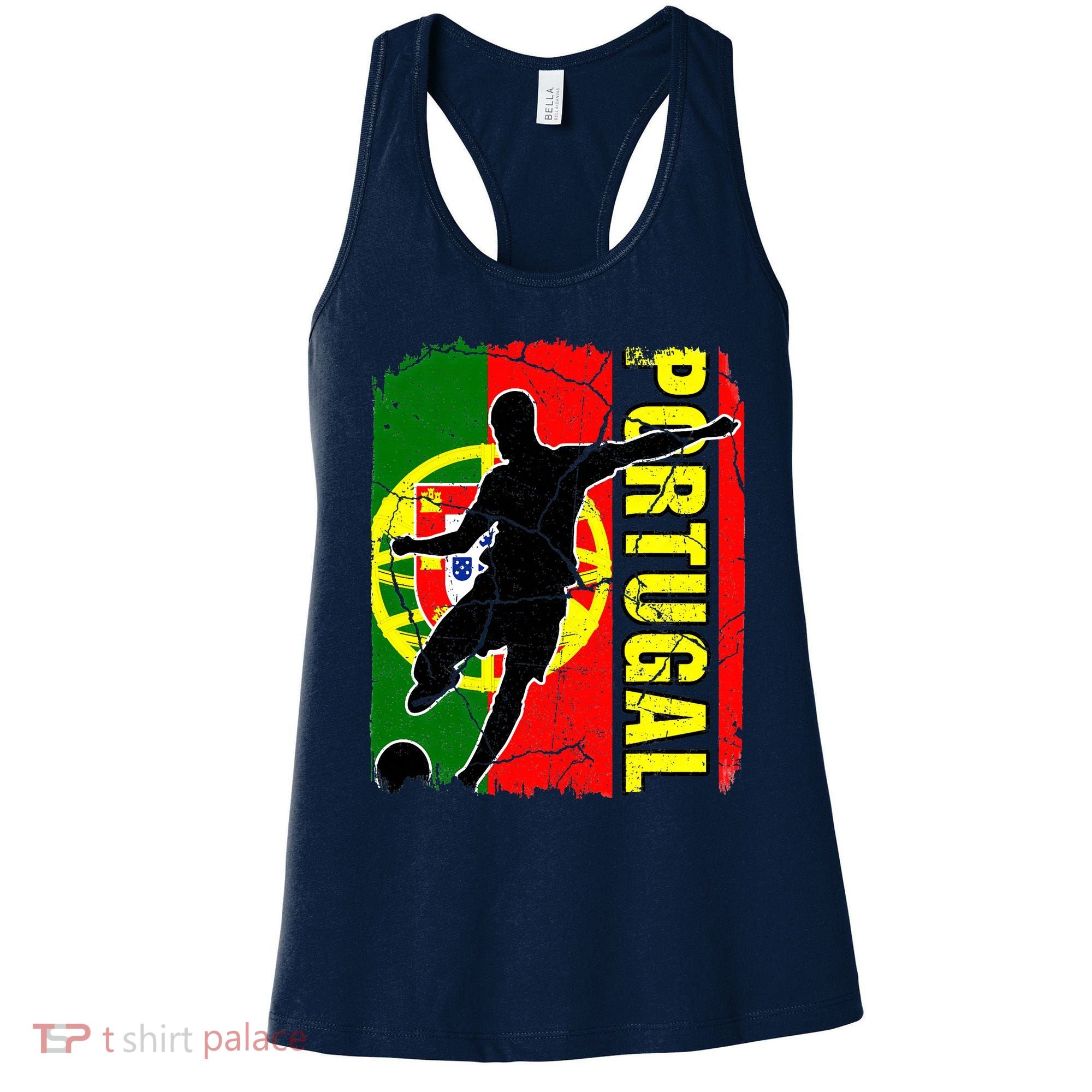 Portugal Soccer Team Portuguese Flag Jersey Women's Tank Top