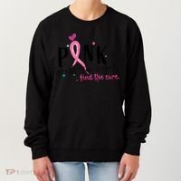 Pink Spread The Hope Time The Cure Breast Cancer Awareness Women's Sweatshirt thumb 0