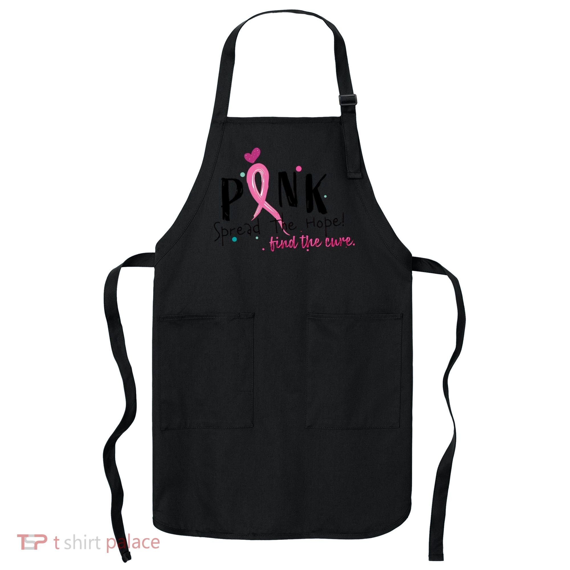 Pink Spread The Hope Time The Cure Breast Cancer Awareness Apron