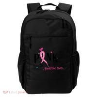 Pink Spread The Hope Time The Cure Breast Cancer Awareness Backpack thumb 0