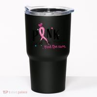Pink Spread The Hope Time The Cure Breast Cancer Awareness Tumbler thumb 0