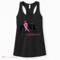Pink Spread The Hope Time The Cure Breast Cancer Awareness Women's Tank Top thumb 0