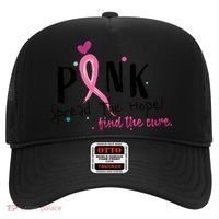 Pink Spread The Hope Time The Cure Breast Cancer Awareness Hat thumb 0