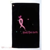Pink Spread The Hope Time The Cure Breast Cancer Awareness Golf Towel thumb 0