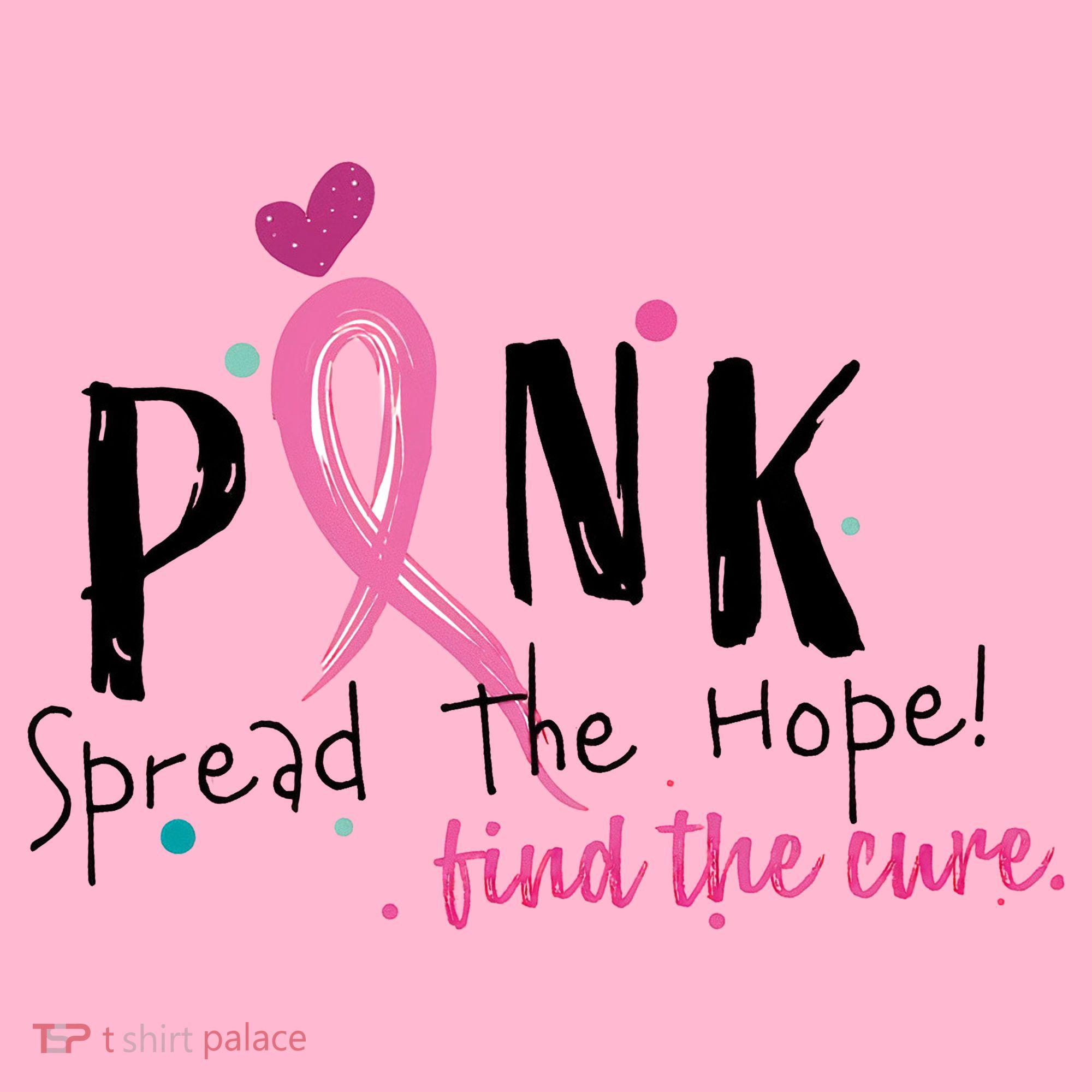 Pink Spread The Hope Time The Cure Breast Cancer Awareness Mousepad