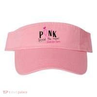 Pink Spread The Hope Time The Cure Breast Cancer Awareness Visor thumb 0