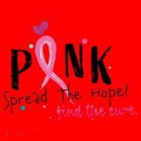 Pink Spread The Hope Time The Cure Breast Cancer Awareness Santa Hat thumb 1