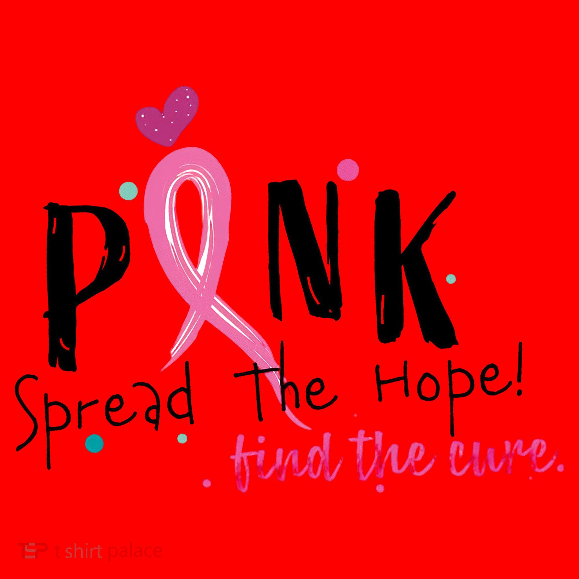 Pink Spread The Hope Time The Cure Breast Cancer Awareness Santa Hat