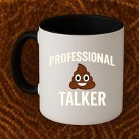 Professional Shit Talker Funny Joke Slogan Coffee Mug thumb 2