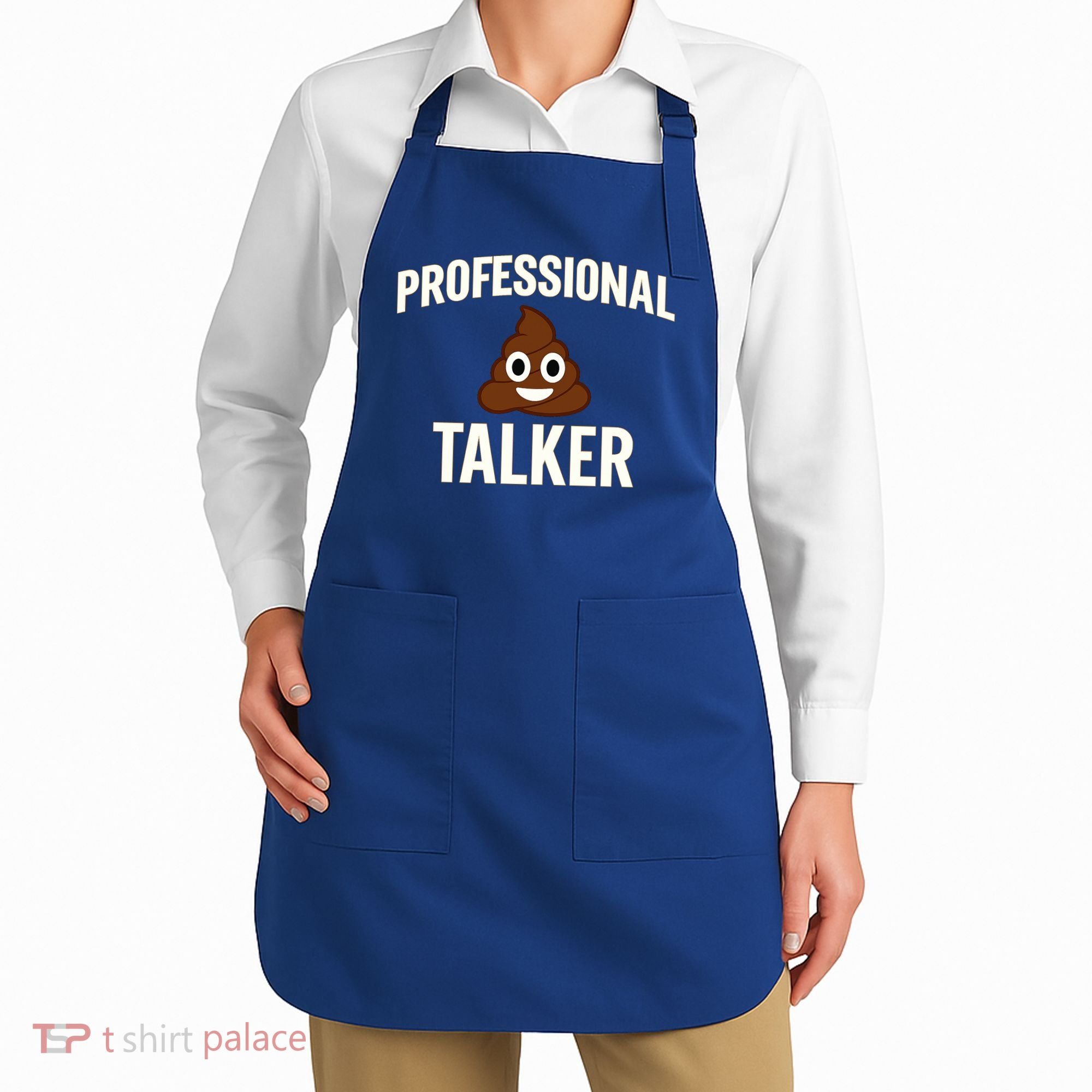 Professional Shit Talker Funny Joke Slogan Apron