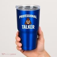 Professional Shit Talker Funny Joke Slogan Tumbler thumb 2