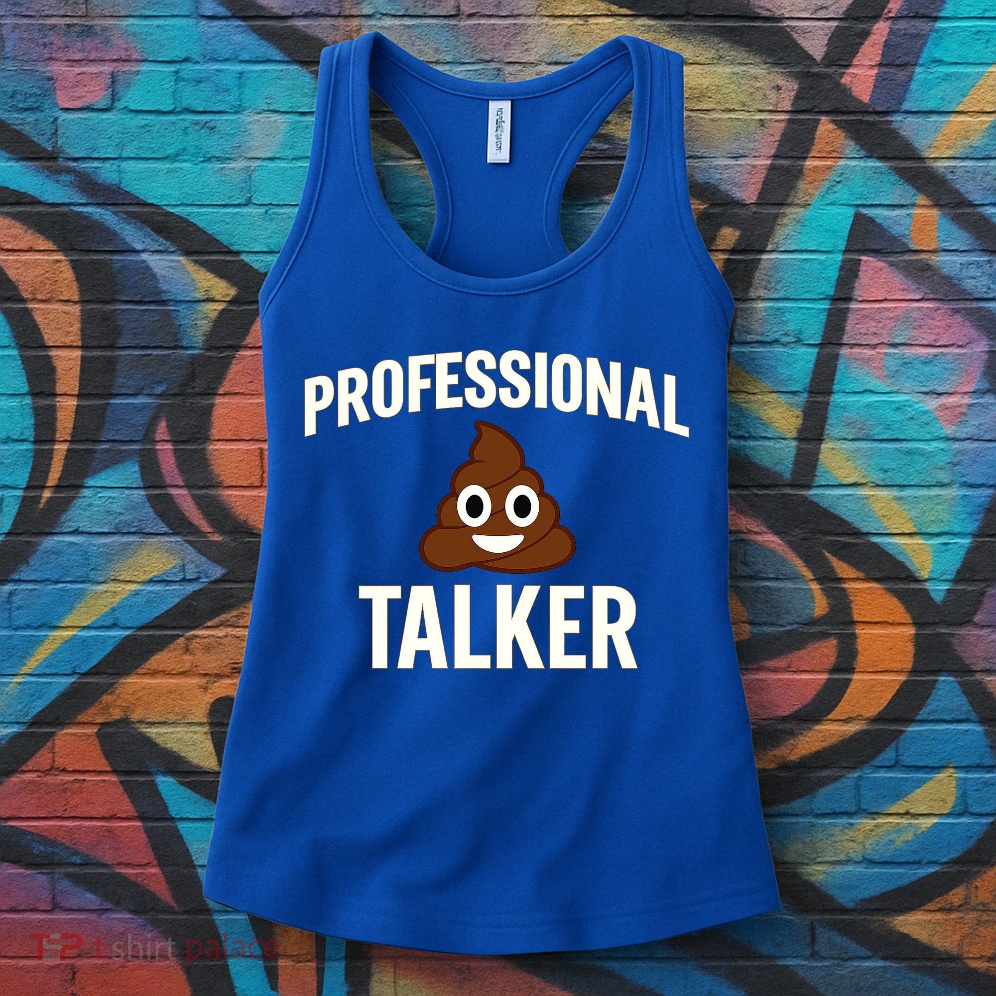 Professional Shit Talker Funny Joke Slogan Women's Tank Top