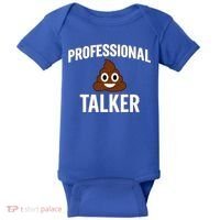Professional Shit Talker Funny Joke Slogan Baby Bodysuit thumb 0