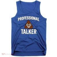 Professional Shit Talker Funny Joke Slogan Tank Top thumb 0