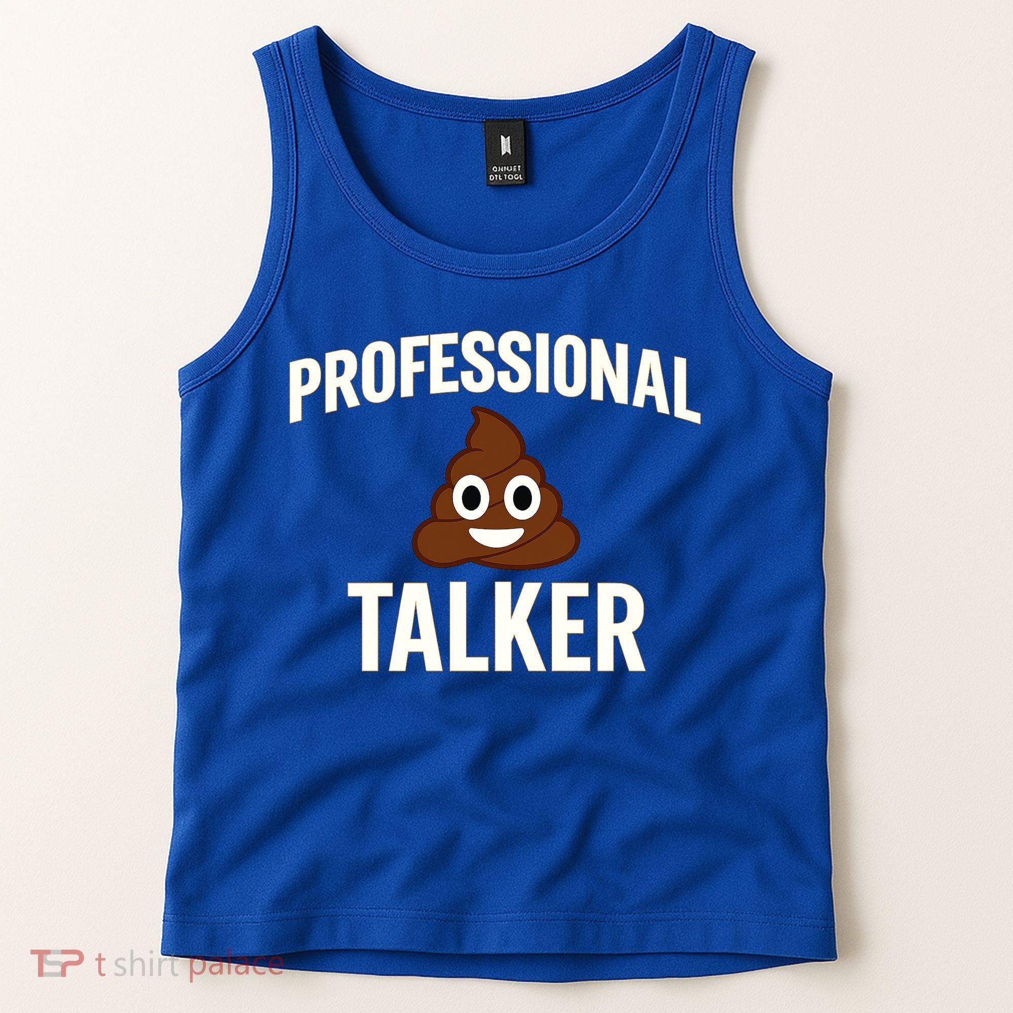 Professional Shit Talker Funny Joke Slogan Tank Top