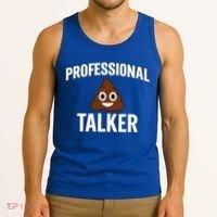 Professional Shit Talker Funny Joke Slogan Tank Top thumb 3