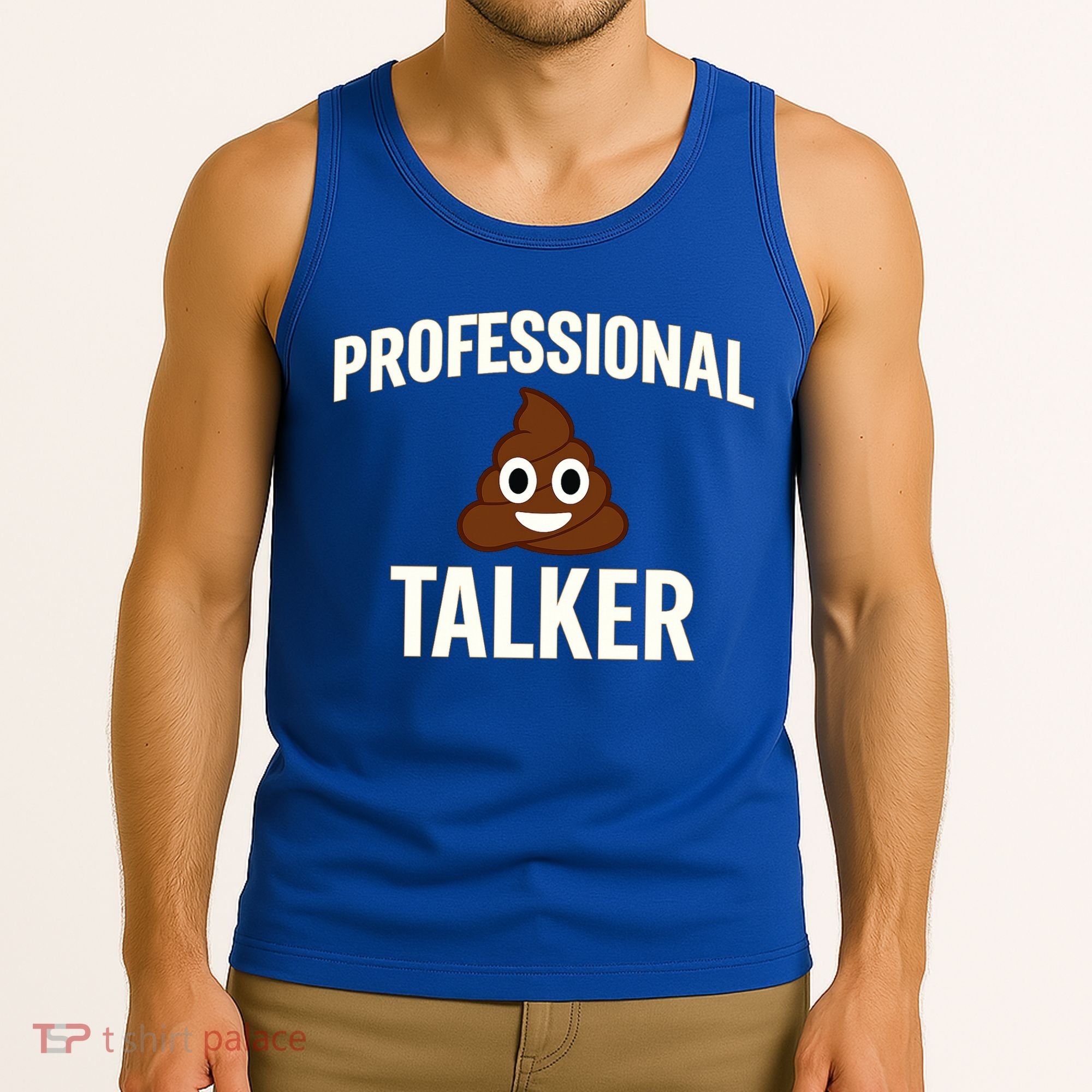 Professional Shit Talker Funny Joke Slogan Tank Top