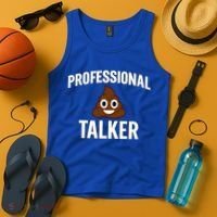 Professional Shit Talker Funny Joke Slogan Tank Top thumb 4