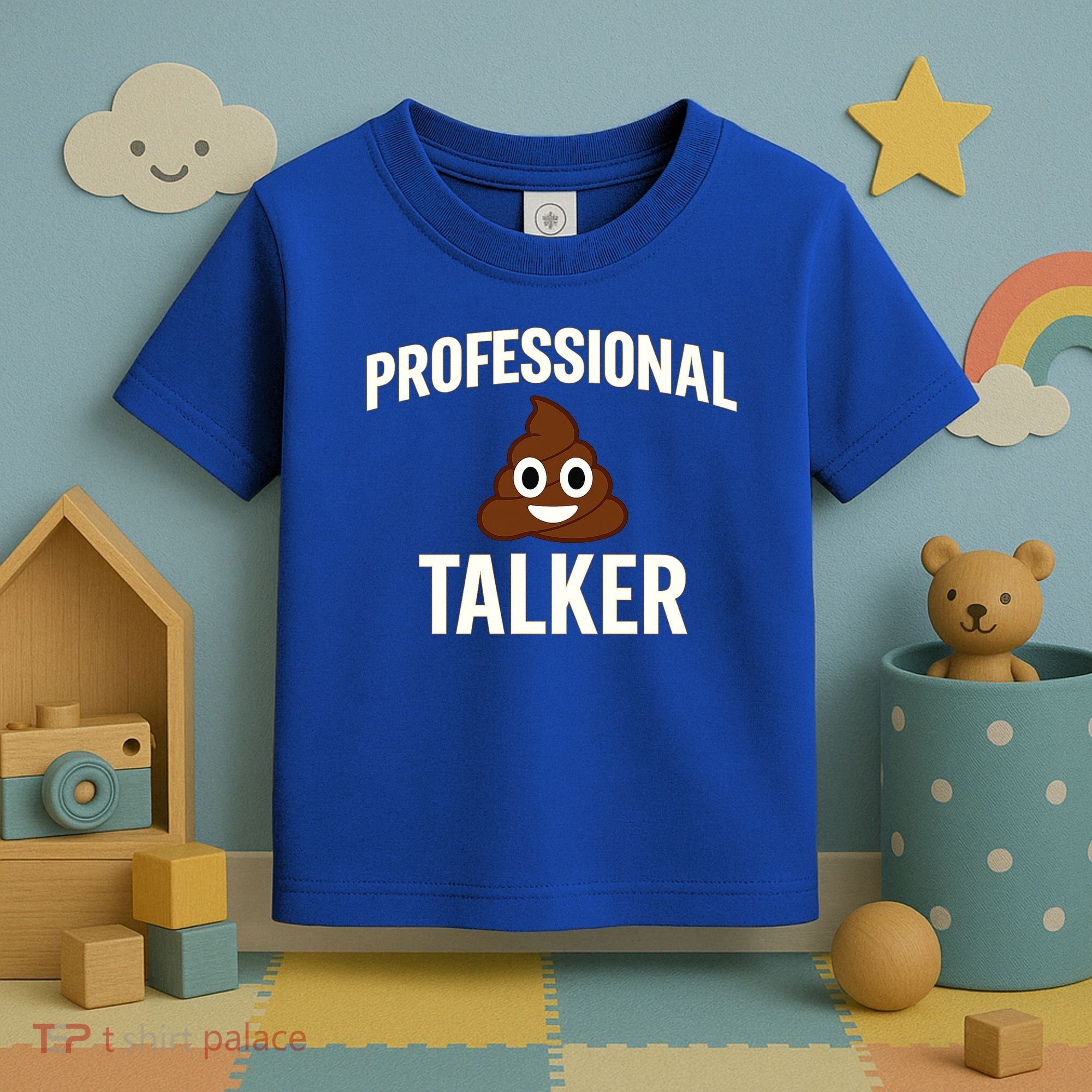 Professional Shit Talker Funny Joke Slogan Toddler T-Shirt