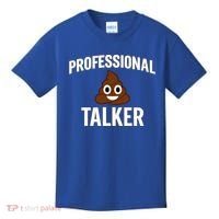 Professional Shit Talker Funny Joke Slogan Kids T-Shirt thumb 0