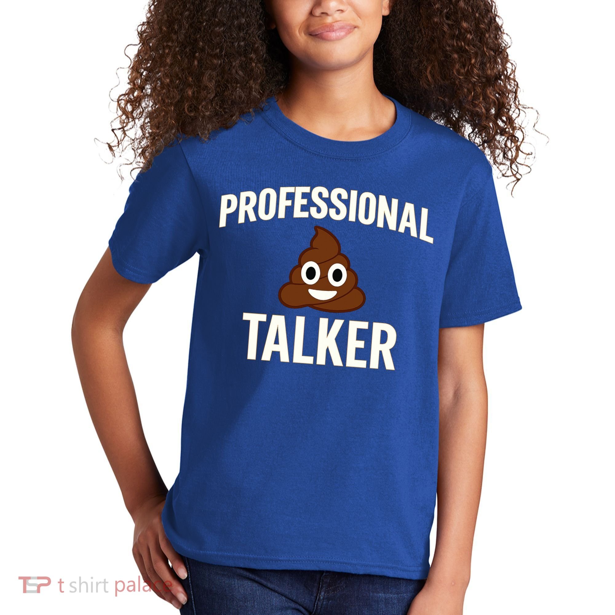 Professional Shit Talker Funny Joke Slogan Kids T-Shirt