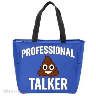 Professional Shit Talker Funny Joke Slogan Tote Bag