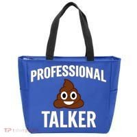 Professional Shit Talker Funny Joke Slogan Tote Bag thumb 0