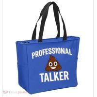 Professional Shit Talker Funny Joke Slogan Tote Bag thumb 2