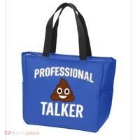 Professional Shit Talker Funny Joke Slogan Tote Bag thumb 3