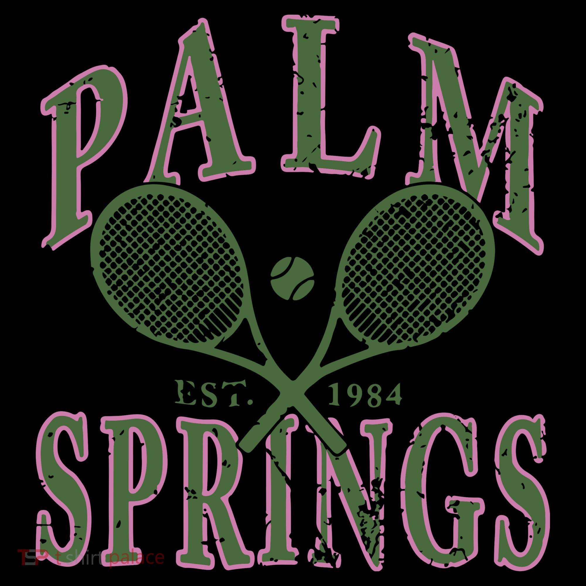 Palm Springs Tennis Coaster