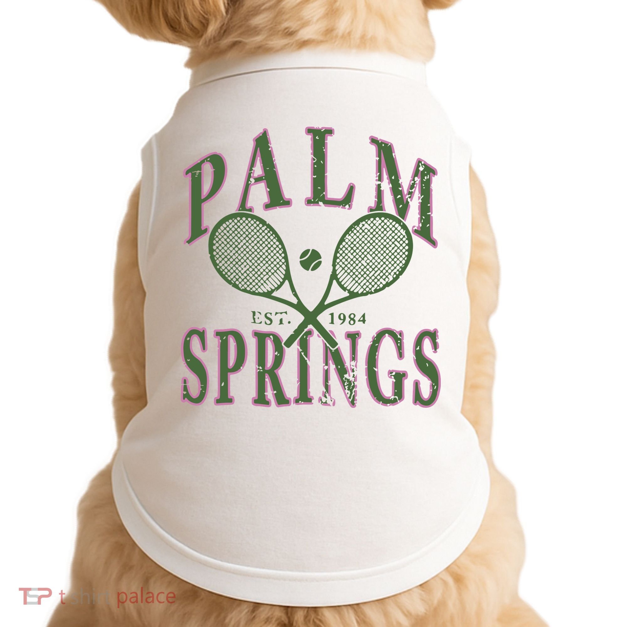 Palm Springs Tennis Doggie Tank