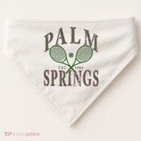 Palm Springs Tennis USA-Made Doggie Bandana thumb 0