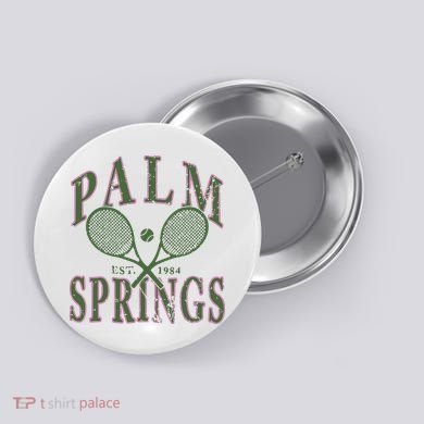 Palm Springs Tennis Button