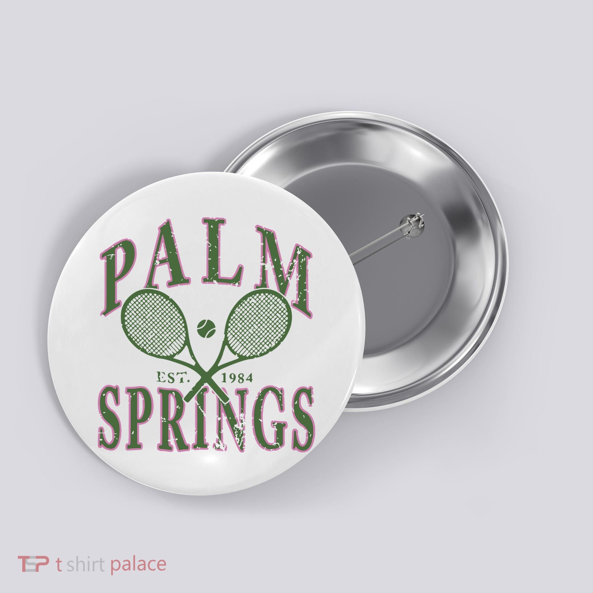 Palm Springs Tennis Button