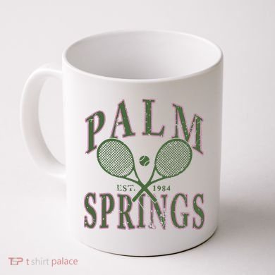 Palm Springs Tennis Coffee Mug