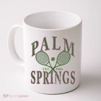 Palm Springs Tennis Coffee Mug thumb 0