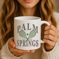 Palm Springs Tennis Coffee Mug thumb 3