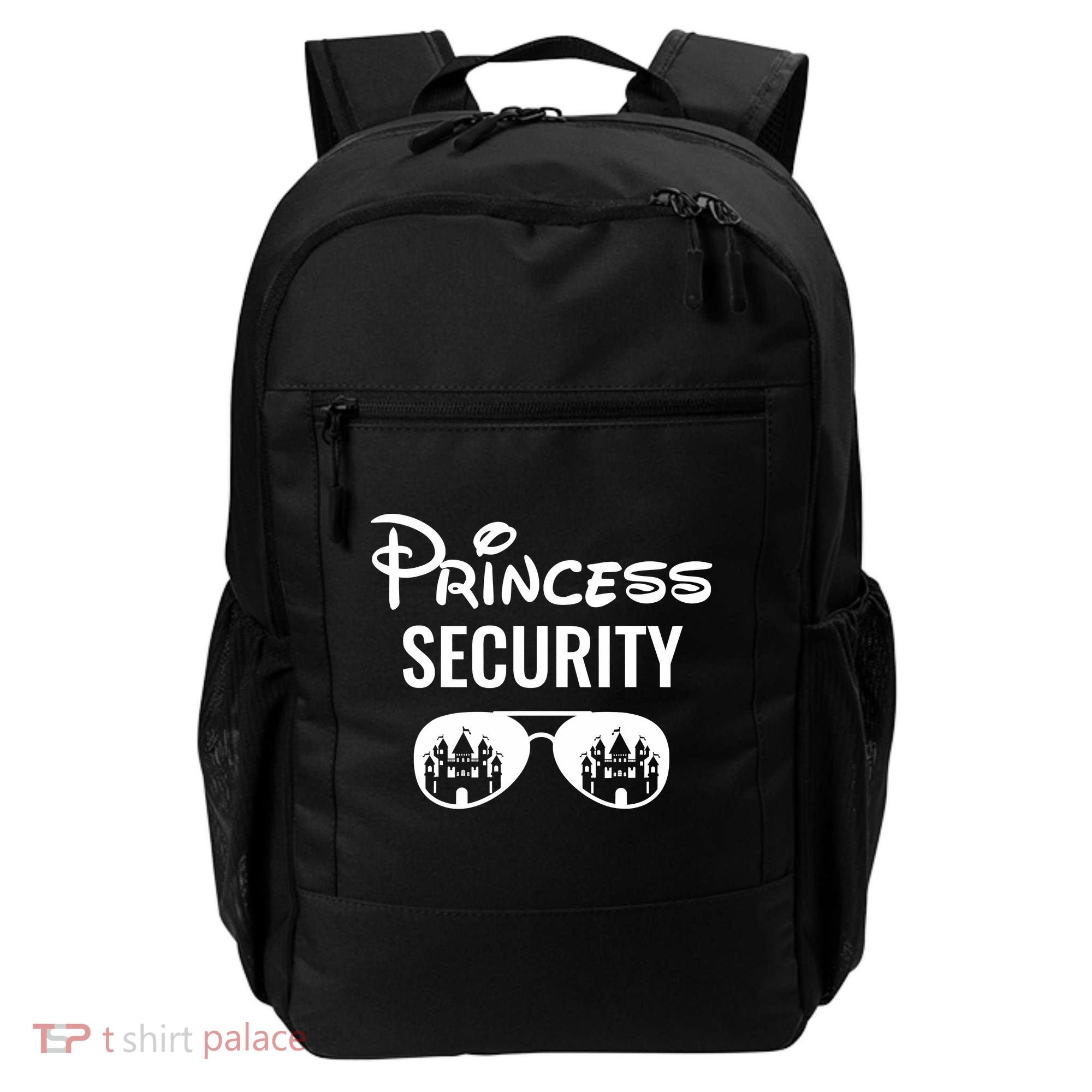 Princess Security Team Big Brother Announcement Birthday Backpack