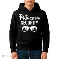 Princess Security Team Big Brother Announcement Birthday Kids Hoodie thumb 4