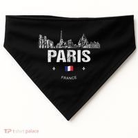 Paris Souvenir Travel USA-Made Doggie Bandana thumb 0