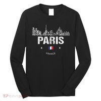 Paris Souvenir Travel Long Sleeve Shirt thumb 0
