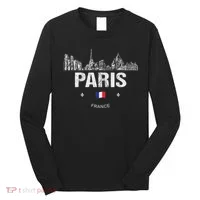 Paris Souvenir Travel Long Sleeve Shirt thumb 0
