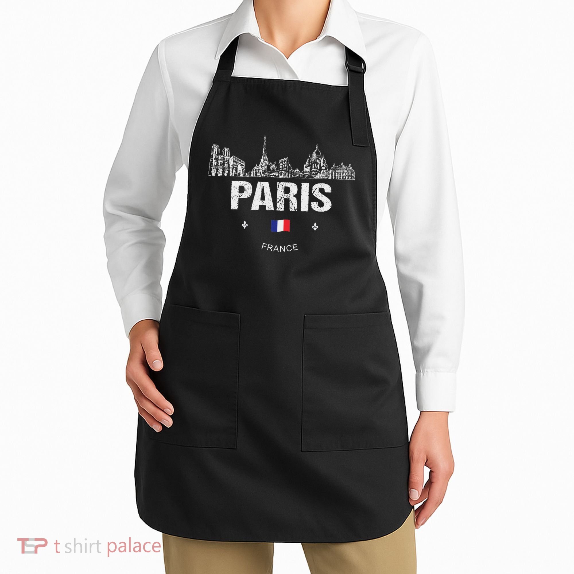 Paris Souvenir Travel Apron