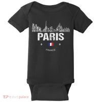 Paris Souvenir Travel Baby Bodysuit thumb 0