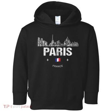 Paris Souvenir Travel Toddler Hoodie