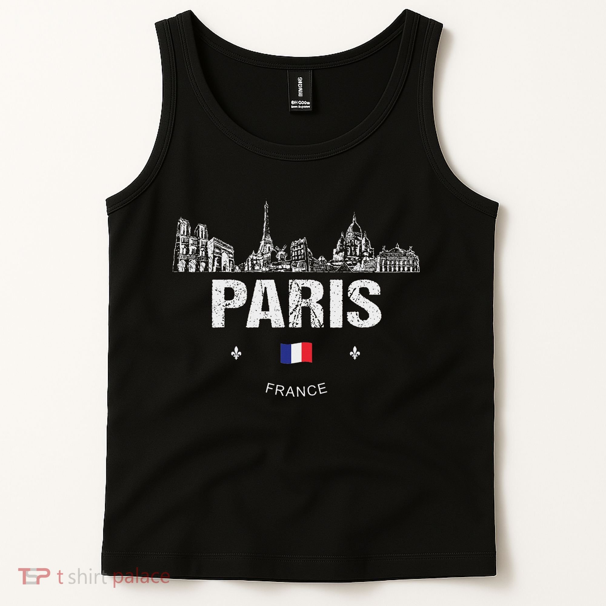 Paris Souvenir Travel Tank Top